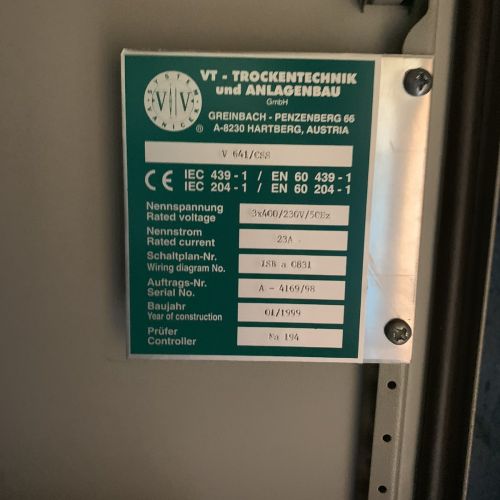 Сушильная камера Vanicek (50м3)