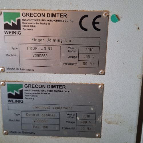 Линия сращивания заготовок по длине Weinig