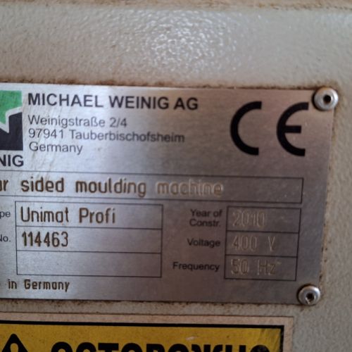 Станок продольно-фрезерный Weinig Unimat 500 Profi/018