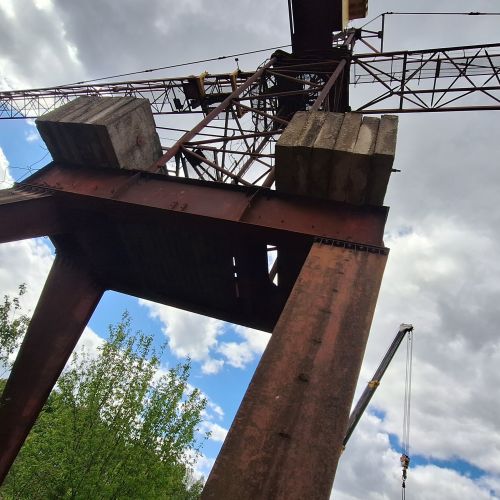 Башенный кран КБ 572Б 10 т. 1989 г.в.