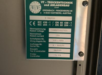 Сушильная камера Vanicek (50м3)