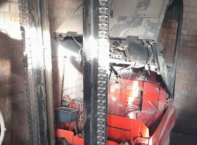 Электрический вилочный погрузчик 3т.