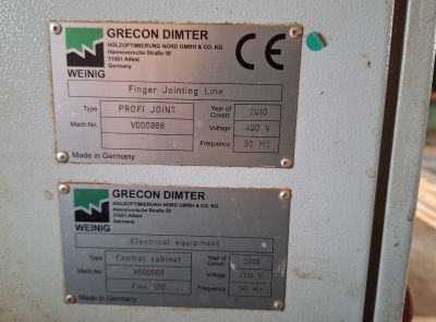 Линия сращивания заготовок по длине Weinig