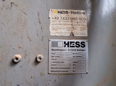 Электрогидравлический пресс для сборки рам Hess D-72336 (-60%)